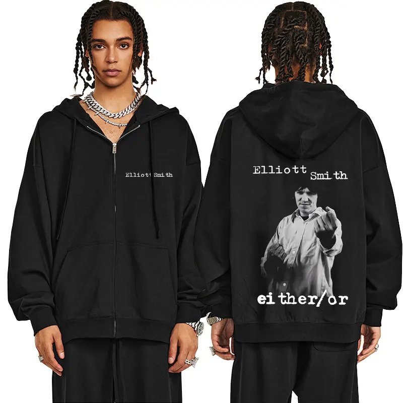 Hot Singer Elliott Smith Ei Ther or Graphic Zipper Hoodie Men Women Fashion Vintage Oversized Hoodie Male Casual Zip Up Jacket
Hot Singer Elliott Smith Ei Ther or Graphic Zipper Hoodie Men Women Fashion Vintage Oversized Hoodie Male Casual Zip Up Jacket