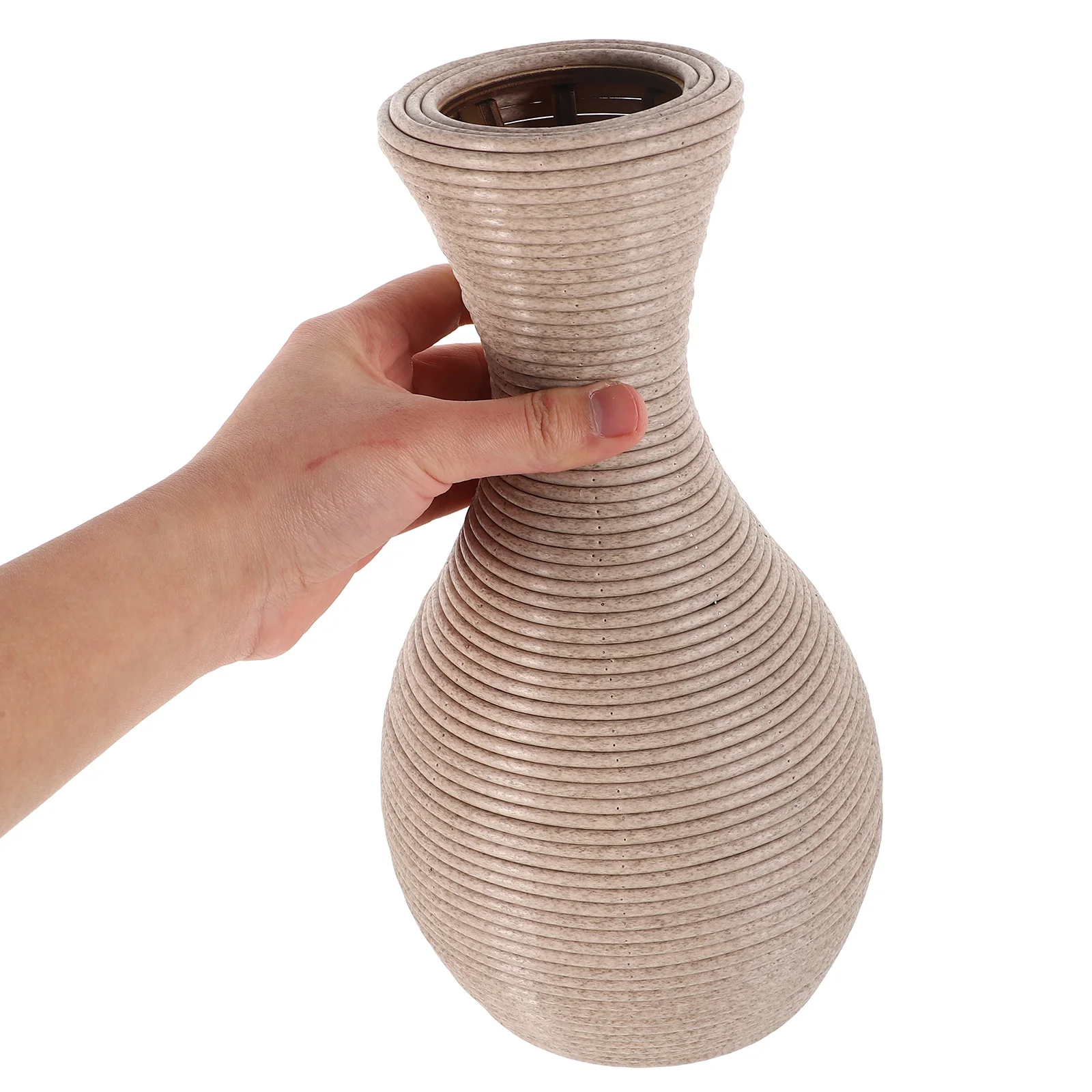 Braided Vase Flower Basket Hand Woven Flowers Arrangement Pot Floor Vases Dried Container Desktop Table
Braided Vase Flower Basket Hand Woven Flowers Arrangement Pot Floor Vases Dried Container Desktop Table