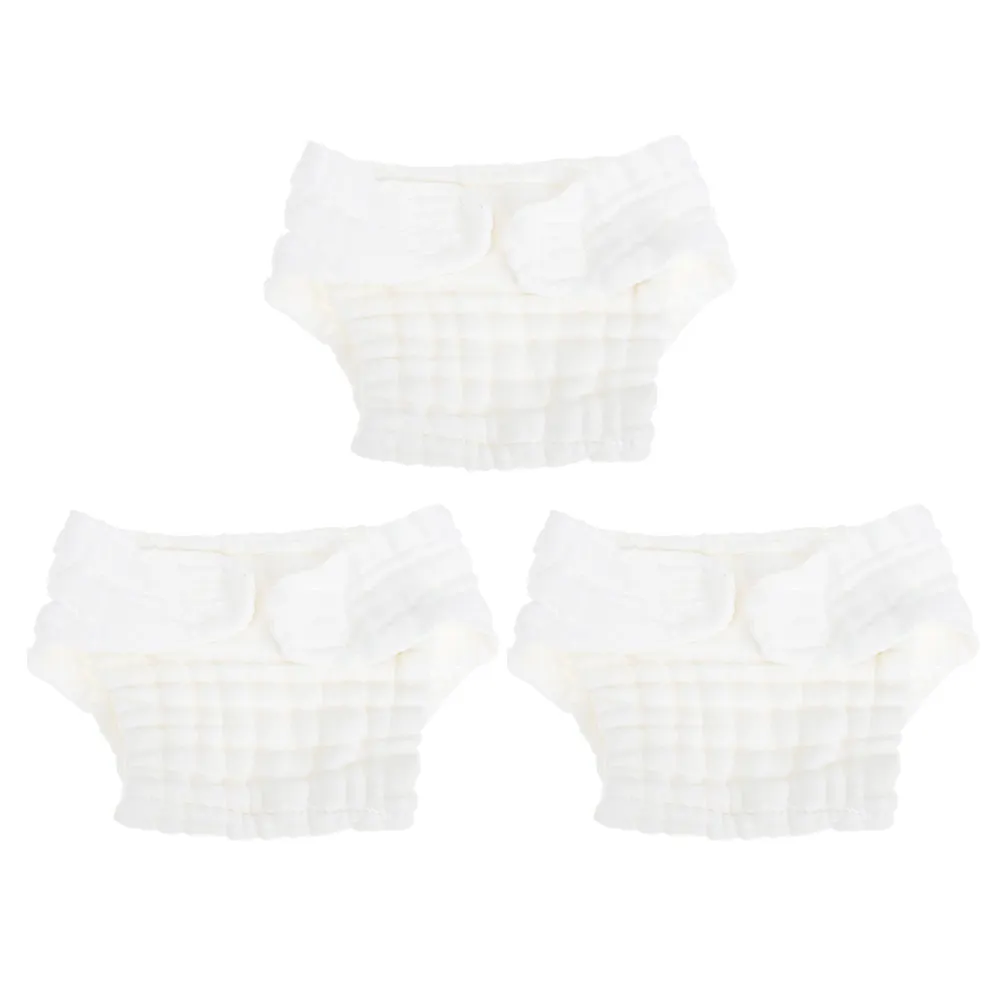 3Pcs S Size Cotton Washable Diapers Newborn Cloth Diaper Pants Comfortable Reusable Baby Diapers for Daily Use White
3Pcs S Size Cotton Washable Diapers Newborn Cloth Diaper Pants Comfortable Reusable Baby Diapers for Daily Use White