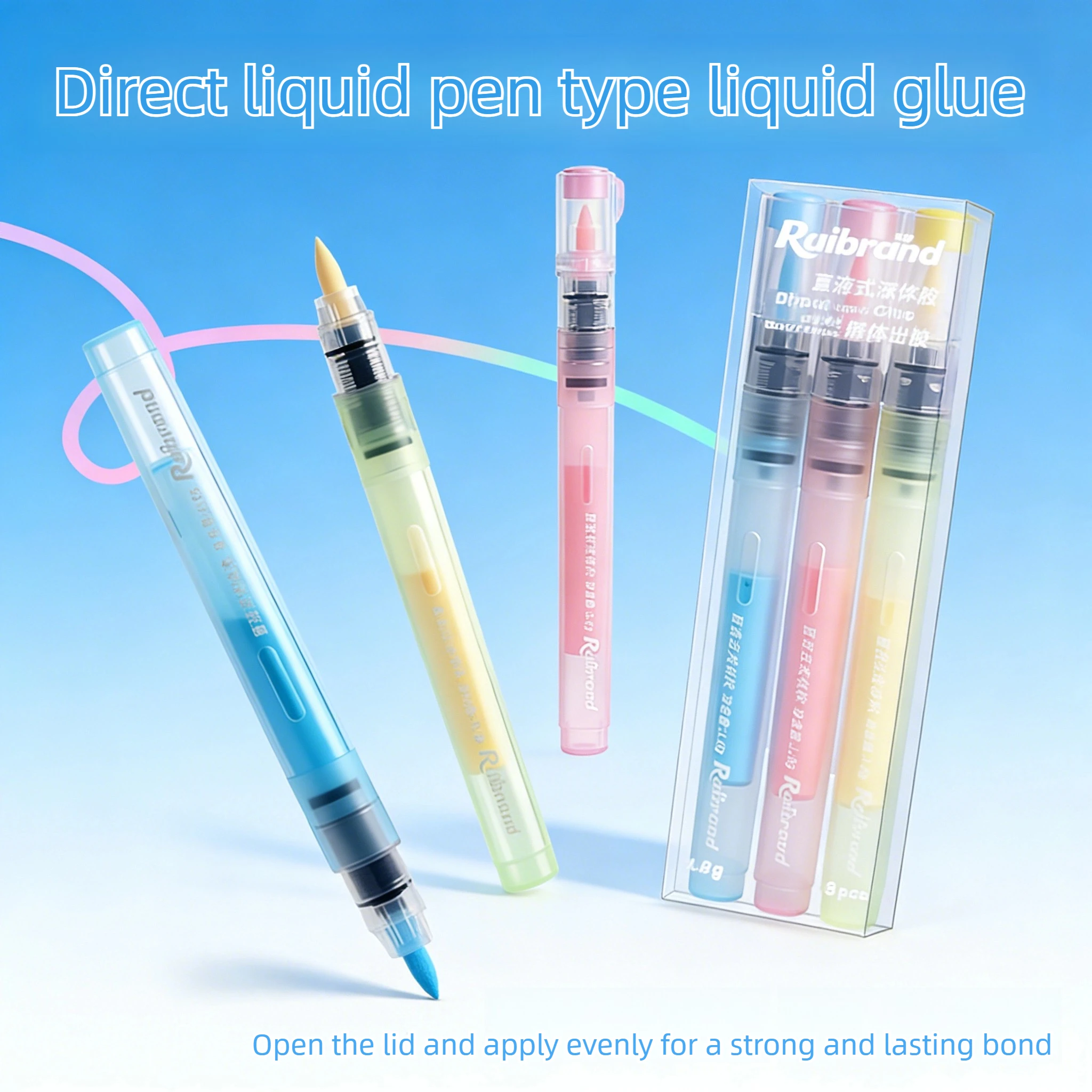 Refillable Liquid Glue Pen Washable High Viscosity Strong Adhesive Dot Glue Pen DIY Office School Supplies Stationery
Refillable Liquid Glue Pen Washable High Viscosity Strong Adhesive Dot Glue Pen DIY Office School Supplies Stationery