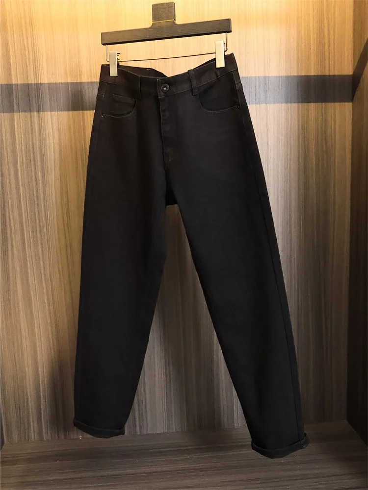 Fashionable Thickened Casual Men's Pure Color Denim Jeans Autumn Winter Straight Leg mid Waist Cotton Stretch Modern Style
Fashionable Thickened Casual Men's Pure Color Denim Jeans Autumn Winter Straight Leg mid Waist Cotton Stretch Modern Style