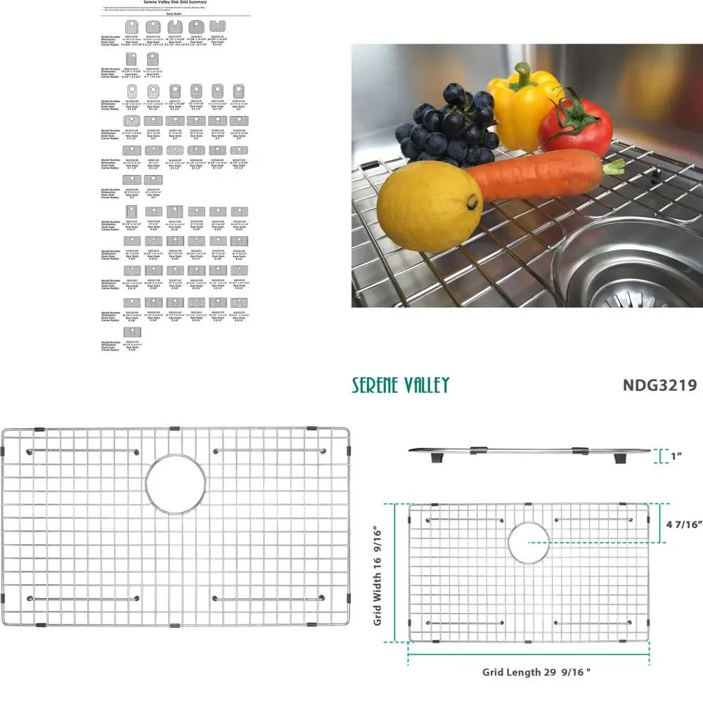 Stainless Steel Sink Protector Grid, 29.59 x 16.56, Premium Quality
Stainless Steel Sink Protector Grid, 29.59 x 16.56, Premium Quality
