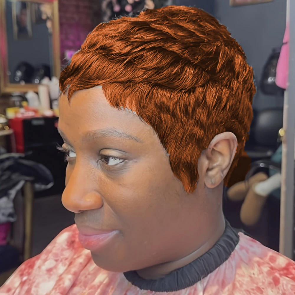 150% Density 4Inch Pixie Cut Curly Wave Human Hair Wig for Women Full Machine Made Wig for Daily Wear and Party
150% Density 4Inch Pixie Cut Curly Wave Human Hair Wig for Women Full Machine Made Wig for Daily Wear and Party