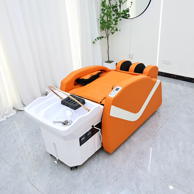 Luxury Barbershop Furniture Electric Massage Head Therapy Washing Chair Modern Lay Down Salon Shampoo Bed with Water tank
Luxury Barbershop Furniture Electric Massage Head Therapy Washing Chair Modern Lay Down Salon Shampoo Bed with Water tank