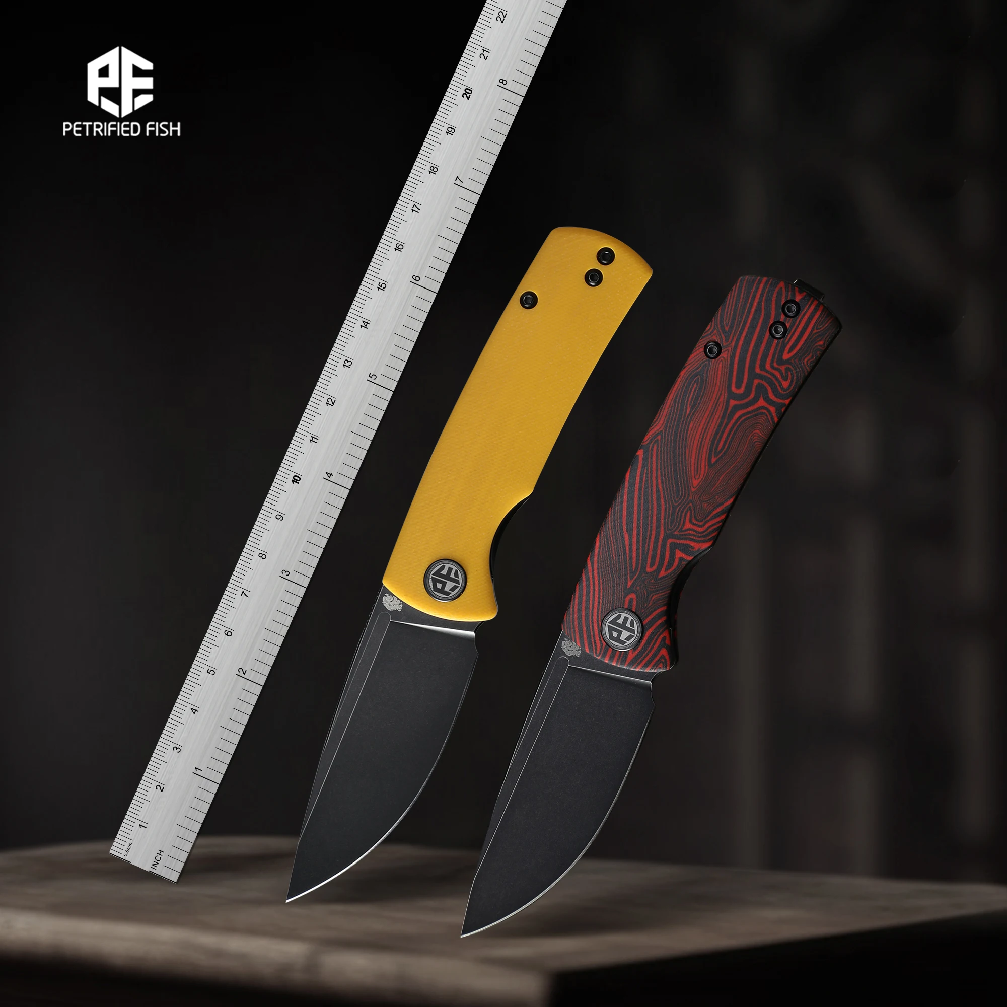 Petrified Fish PFP01X Small Folding Knife Mini Lightweigh Pocket Knives Fishing Tactical 14C28N Steel G10 Ball Bearing edc Tool
Petrified Fish PFP01X Small Folding Knife Mini Lightweigh Pocket Knives Fishing Tactical 14C28N Steel G10 Ball Bearing edc Tool