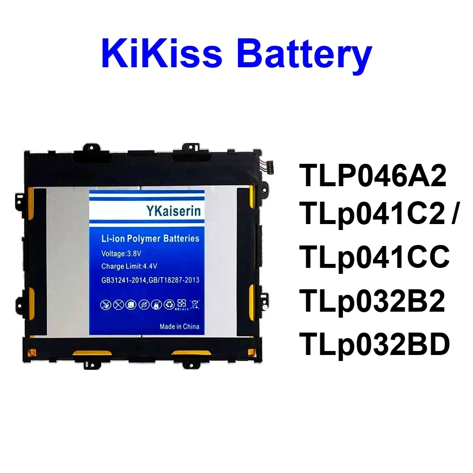 Аккумулятор для планшетов Tlp041c2 / Tlp041cc TLP046A2 Tlp032b2 Tlp032bd для Alcatel One Onetouch Pop 10, 9.6, 7, 8, 10, ёмкость 5000-5700 мАч
Аккумулятор для планшетов Tlp041c2 / Tlp041cc TLP046A2 Tlp032b2 Tlp032bd для Alcatel One Onetouch Pop 10, 9.6, 7, 8, 10, ёмкость 5000-5700 мАч