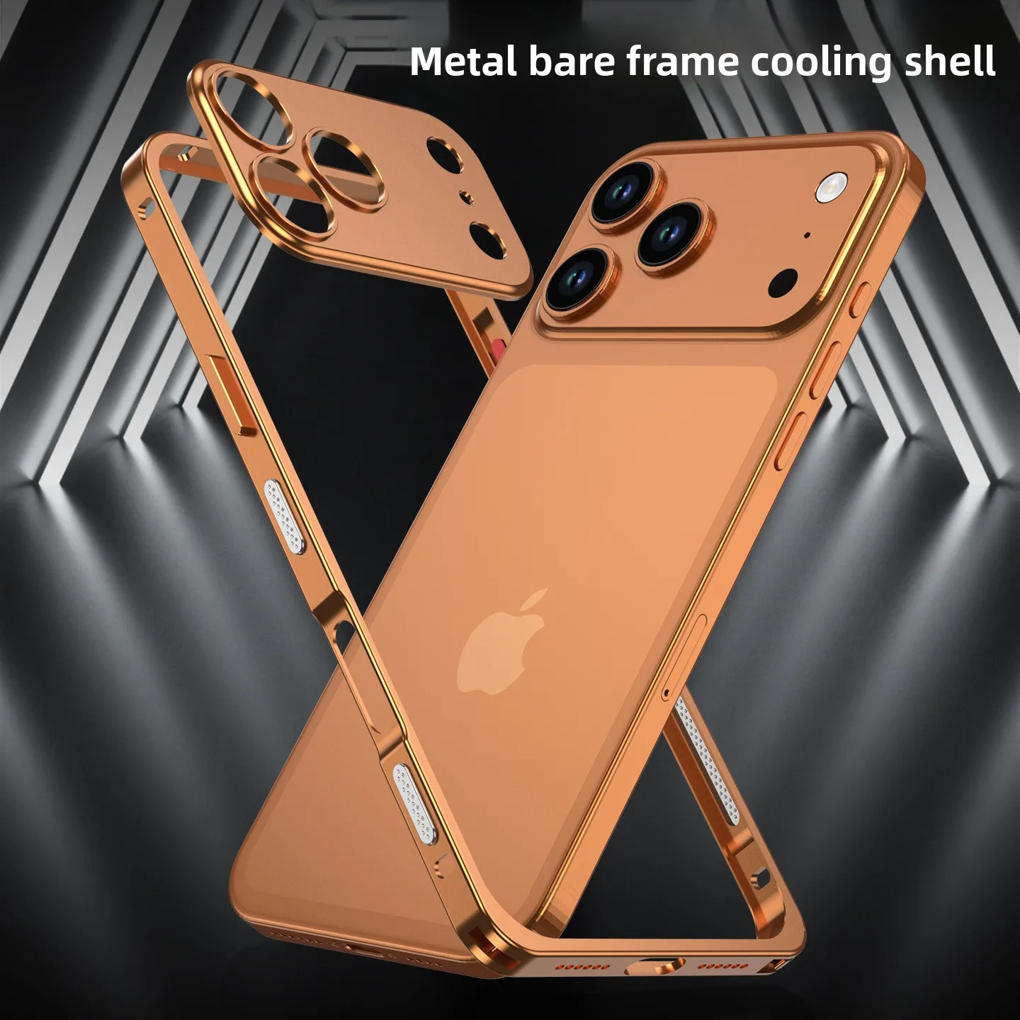 Metal Frame for iPhone 17 ProMax Case Seahorse Buckle Frame with Metal Lens Ring Frame Heat Dissipation Case for iPhone16 15 Pro
Metal Frame for iPhone 17 ProMax Case Seahorse Buckle Frame with Metal Lens Ring Frame Heat Dissipation Case for iPhone16 15 Pro