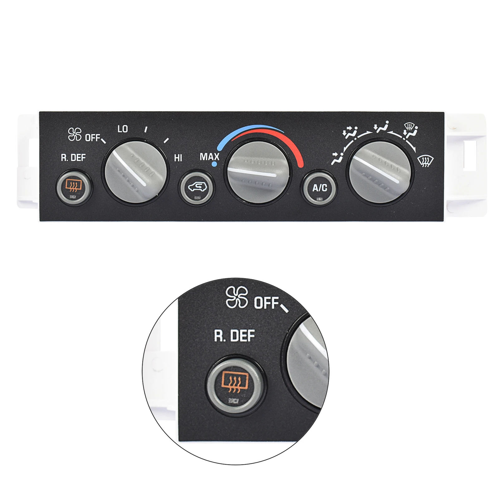 AP02 A/C Heater Control Pannel with Window Defogger Switch 09378805 for Chevrolet Tahoe
AP02 A/C Heater Control Pannel with Window Defogger Switch 09378805 for Chevrolet Tahoe