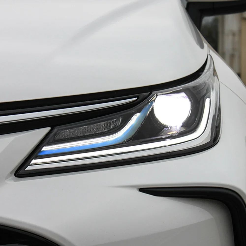 Автомобильные фары для Toyota Corolla 2019-2023, светодиодные передние лампы автомобиля в сборе, обновление, высокая конфигурация, бифокальные линзы, аксессуары
Автомобильные фары для Toyota Corolla 2019-2023, светодиодные передние лампы автомобиля в сборе, обновление, высокая конфигурация, бифокальные линзы, аксессуары