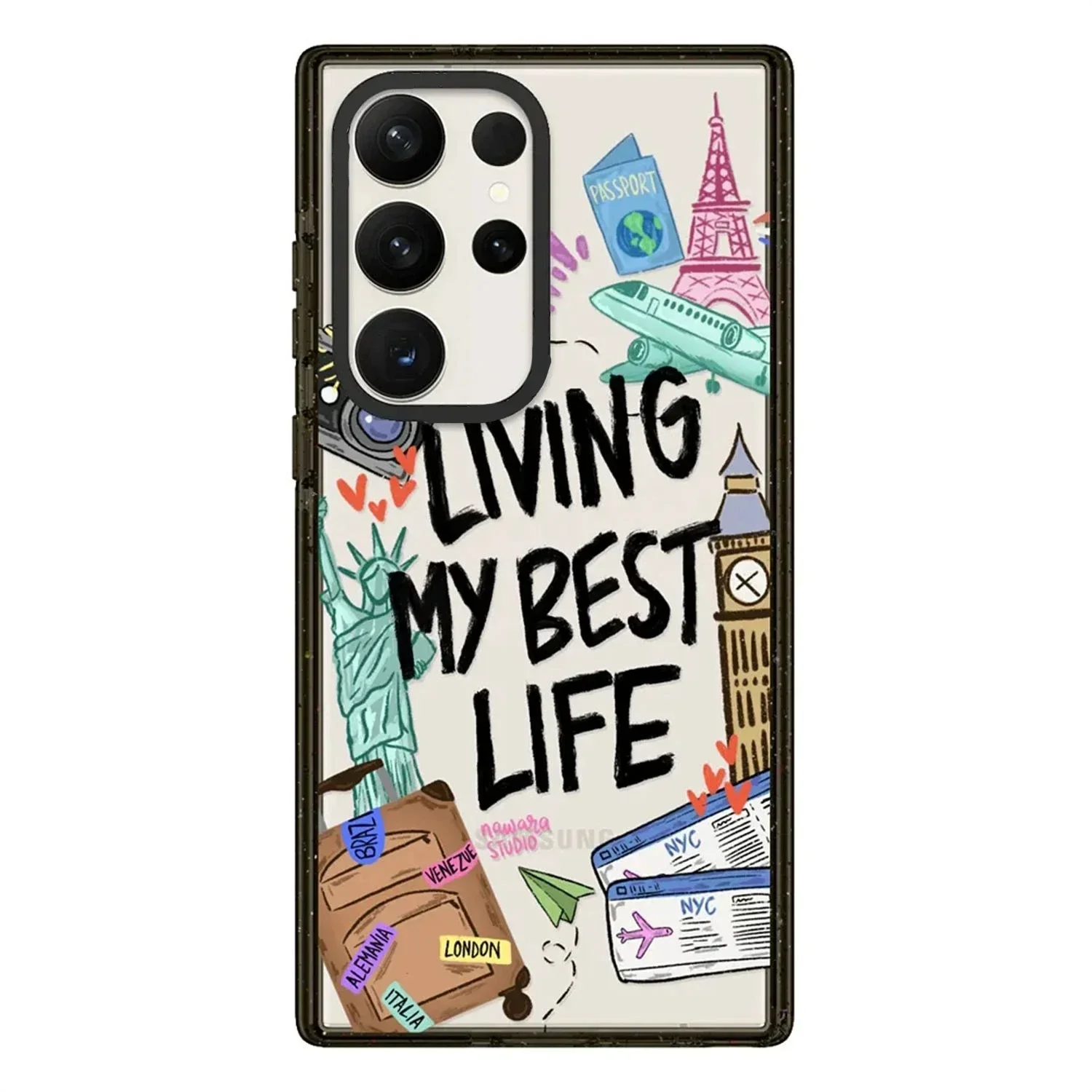 Travel Life Acrylic Black Border Case for Samsung Galaxy S 22 S23 S24 Ultra S 22+ S23+ S24 Plus Cover Protective Case
Travel Life Acrylic Black Border Case for Samsung Galaxy S 22 S23 S24 Ultra S 22+ S23+ S24 Plus Cover Protective Case