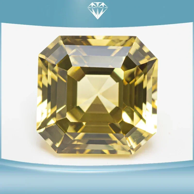 Top Lab Grown Sapphire Square Yellow Color Asscher Cut VVS1 Charms DIY for Jewelry Making Materials Selectable AGL Certificate
Top Lab Grown Sapphire Square Yellow Color Asscher Cut VVS1 Charms DIY for Jewelry Making Materials Selectable AGL Certificate