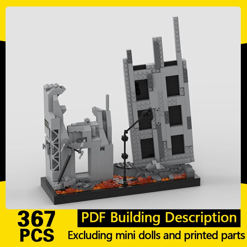 Popular Game Model MOC Building Bricks Miniature Scene Of Ruined City Modular Technology Gift Holiday Assemble Children Toy Suit
Popular Game Model MOC Building Bricks Miniature Scene Of Ruined City Modular Technology Gift Holiday Assemble Children Toy Suit