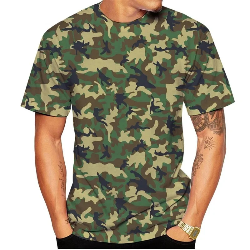 2025 New Camouflage T Shirt For Men Outdoor Camping Short Sleeve Camo Sports Gym Quick Dry Fitness Soldiers T-shirt Clothing
2025 New Camouflage T Shirt For Men Outdoor Camping Short Sleeve Camo Sports Gym Quick Dry Fitness Soldiers T-shirt Clothing