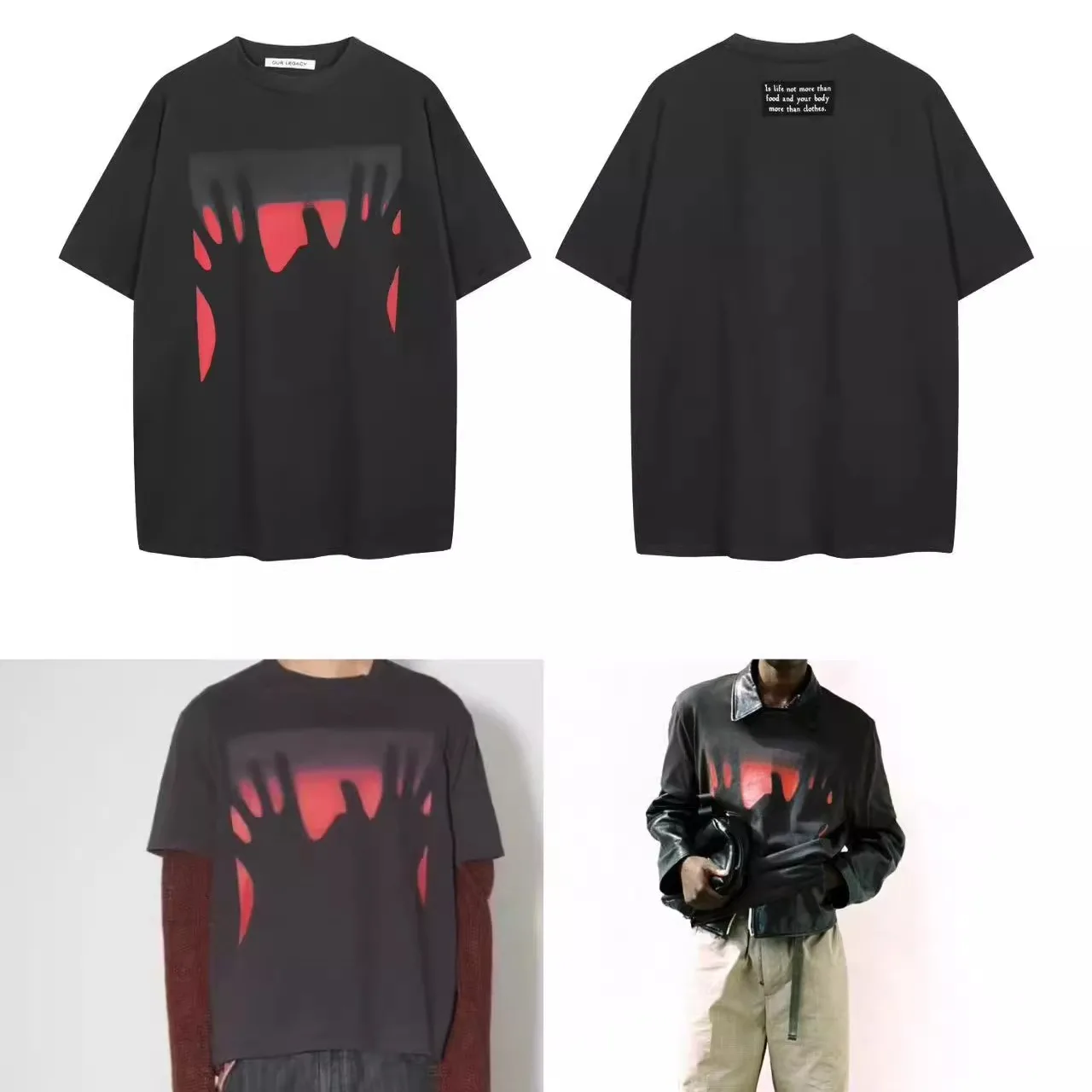 24SS High Quality Our Legacy Ghost Hand Printed T-shirt Men Women Top Quality Fashion T-shirts Tees Tops
24SS High Quality Our Legacy Ghost Hand Printed T-shirt Men Women Top Quality Fashion T-shirts Tees Tops