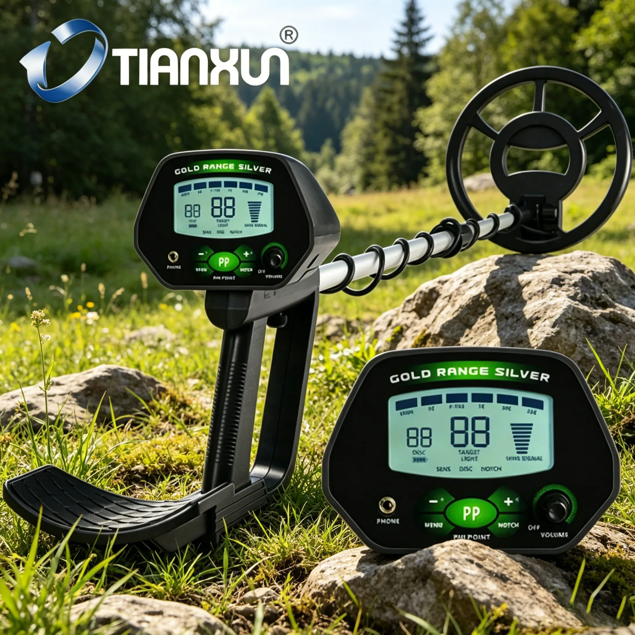 MD-4090 Professional Underground Gold & Metal Detector, High Accuracy Waterproof Search Coil Treasure Finder Seeker
MD-4090 Professional Underground Gold & Metal Detector, High Accuracy Waterproof Search Coil Treasure Finder Seeker