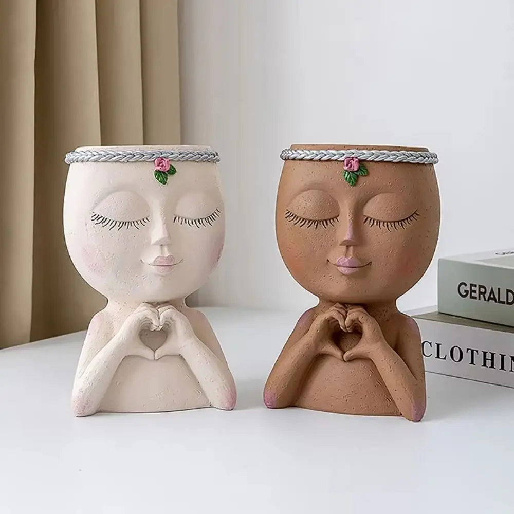 Multicolor Love Girl Flowerpot Mini Simulation Fashion Girl Flower Pot Unique Handmade Lazy Potted Flower Pot Fish Tank
Multicolor Love Girl Flowerpot Mini Simulation Fashion Girl Flower Pot Unique Handmade Lazy Potted Flower Pot Fish Tank