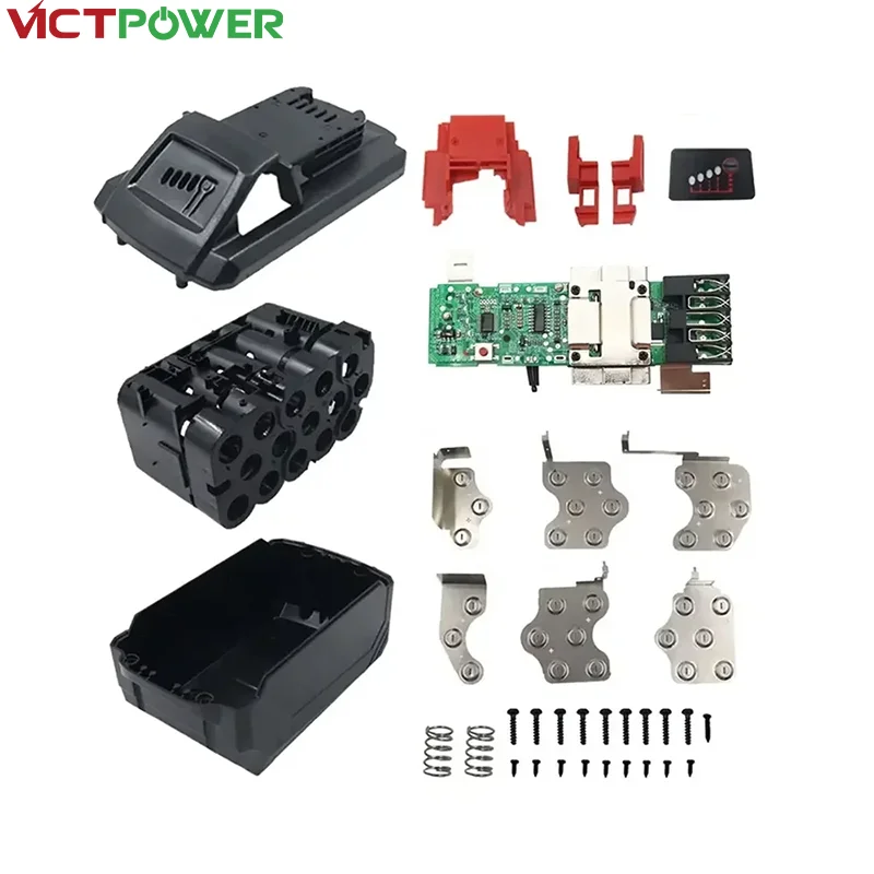 20pcs/lot Victpower 21700 15-cell BMS Li-ion Battery Case Replacement for Milwaukee Battery 18V Case Cordless Combo Kit Housing
20pcs/lot Victpower 21700 15-cell BMS Li-ion Battery Case Replacement for Milwaukee Battery 18V Case Cordless Combo Kit Housing