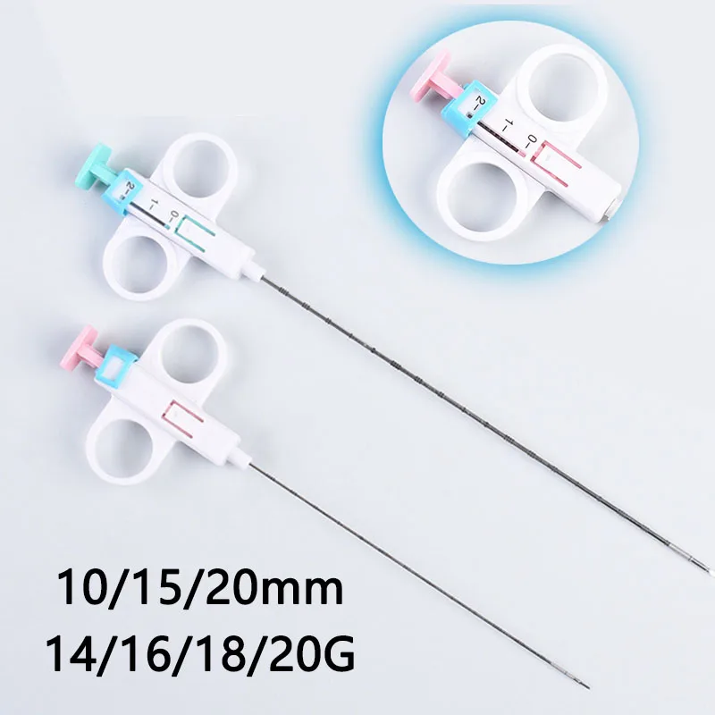 1pcs Disposable biopsy needle, semi-automatic soft tissue biopsy puncture needle, cutting needle
1pcs Disposable biopsy needle, semi-automatic soft tissue biopsy puncture needle, cutting needle