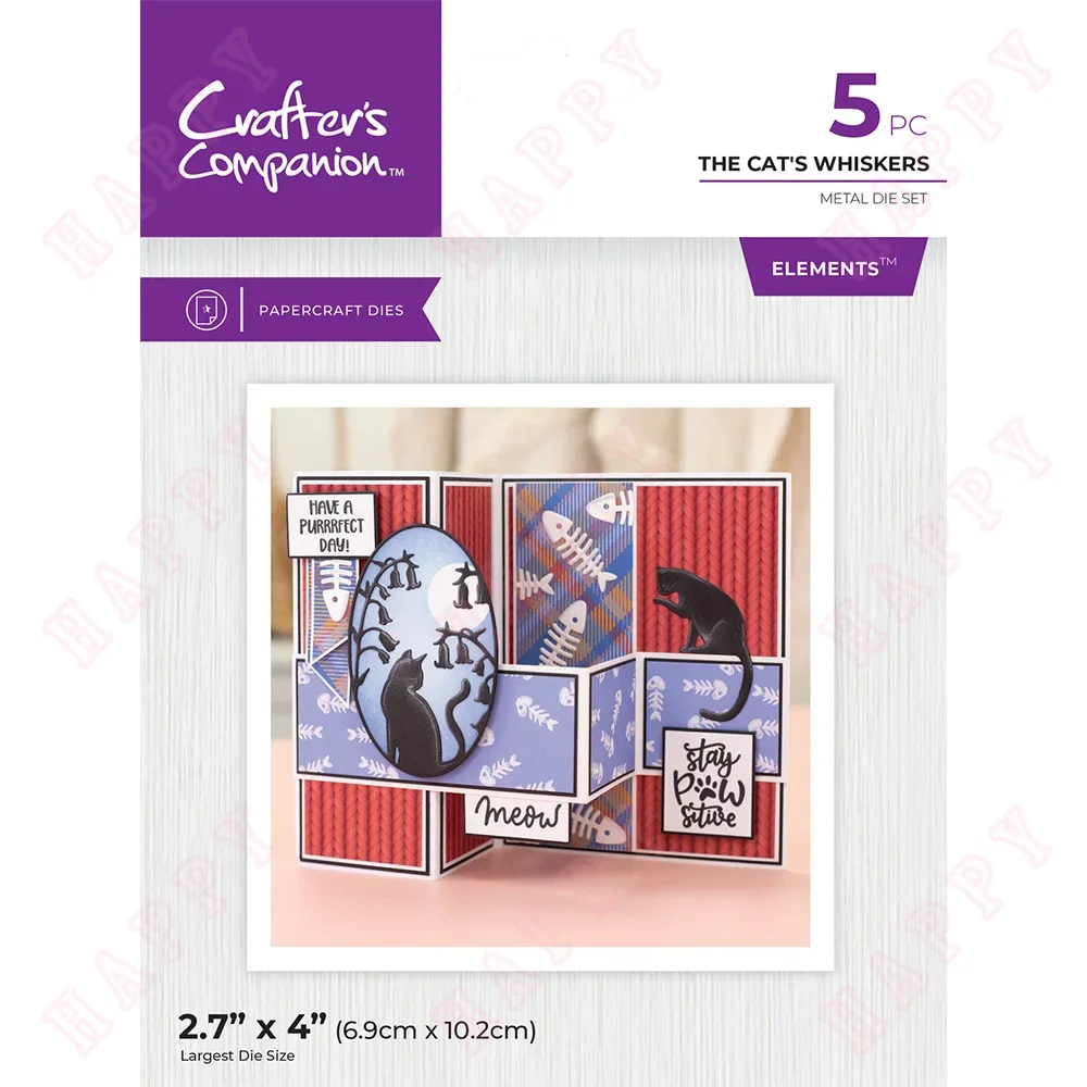 Metal Cutting Dies for DIY Scrapbooking Album Decorative Embossing DIY Paper Card Making the Cat's Whiskers animal Dies New 2024
Metal Cutting Dies for DIY Scrapbooking Album Decorative Embossing DIY Paper Card Making the Cat's Whiskers animal Dies New 2024