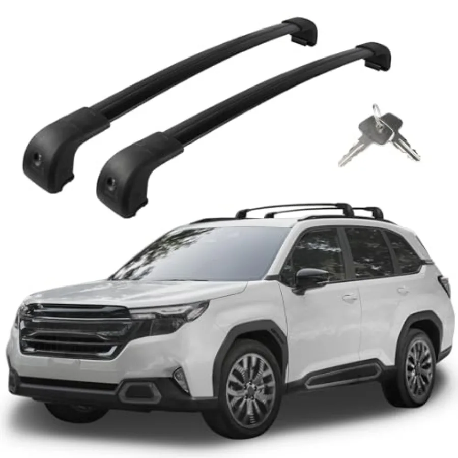 Поперечины для багажника на крышу, совместимые с Subaru Forester Sport/Touring 2025-2026, регулируемые, алюминиевые, усиленные, грузоподъемность 300 фунтов, с защитой от кражи
Поперечины для багажника на крышу, совместимые с Subaru Forester Sport/Touring 2025-2026, регулируемые, алюминиевые, усиленные, грузоподъемность 300 фунтов, с защитой от кражи