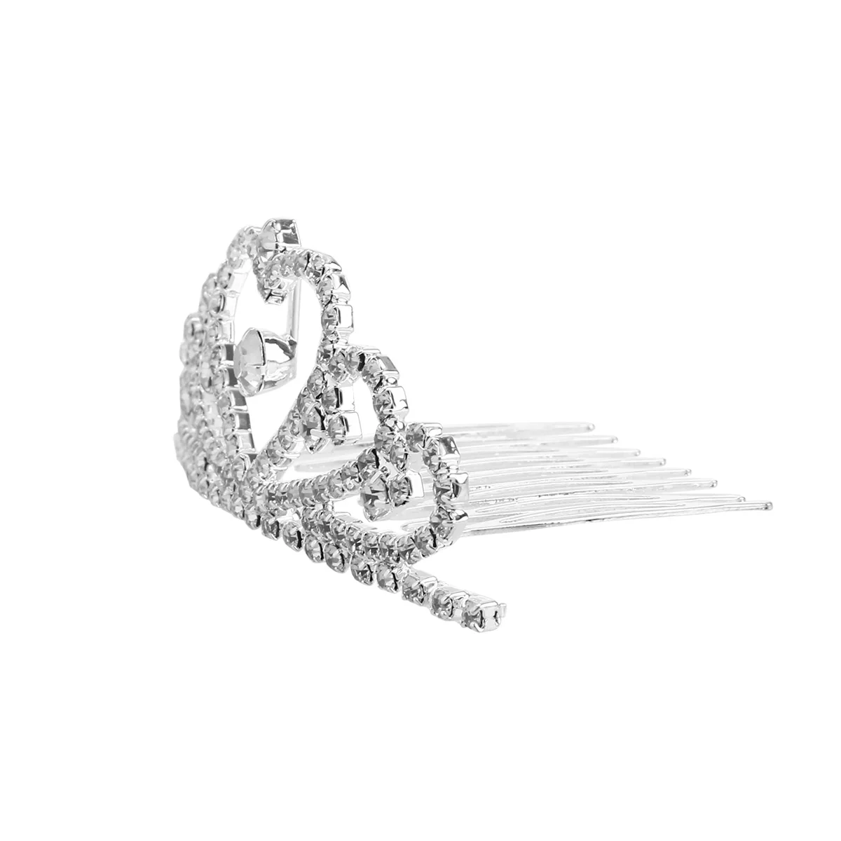 Rhinestone Tiara Crown Kids Comb Hair Accessories Children Tiara Elegant Design Lightweight Portable Brightness Jewelries Daily
Rhinestone Tiara Crown Kids Comb Hair Accessories Children Tiara Elegant Design Lightweight Portable Brightness Jewelries Daily