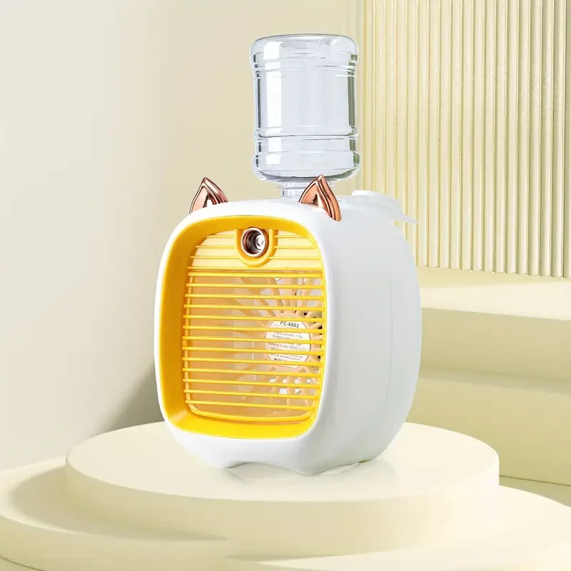 Portable Mini Fan with Spray & Humidifier, 3 Speed Rechargeable USB Desk Fan, Battery Powered Personal Cooling Fan for , Office, 
Portable Mini Fan with Spray & Humidifier, 3 Speed Rechargeable USB Desk Fan, Battery Powered Personal Cooling Fan for , Office,