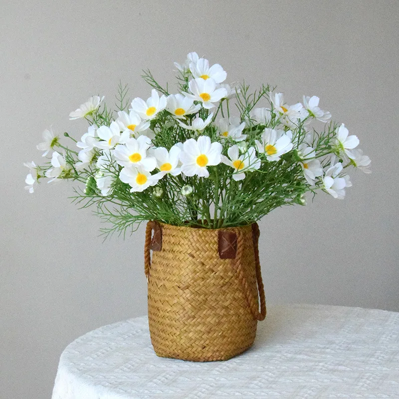 12pcs Simulation 5 Heads Coreopsis Branch Silk Fake Flowers Green Plant Auditorium Decoration Artificial Pink Gesang Flower
12pcs Simulation 5 Heads Coreopsis Branch Silk Fake Flowers Green Plant Auditorium Decoration Artificial Pink Gesang Flower