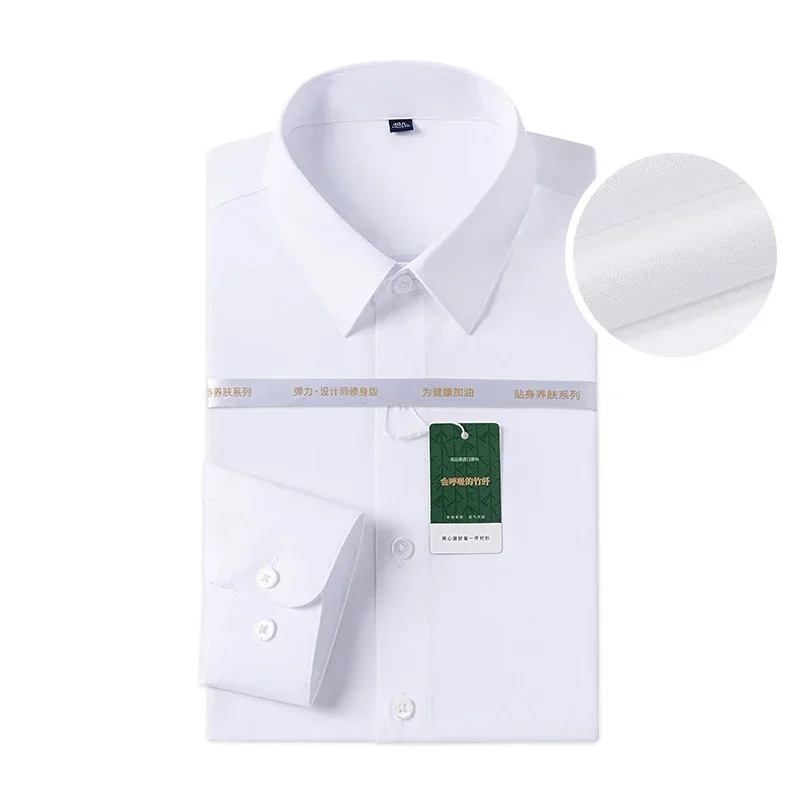 Long Sleeve Men's Business Formal Dress Shirt Easy Care Non-iron Solid Male Office Working Shirts Whtie Gray
Long Sleeve Men's Business Formal Dress Shirt Easy Care Non-iron Solid Male Office Working Shirts Whtie Gray