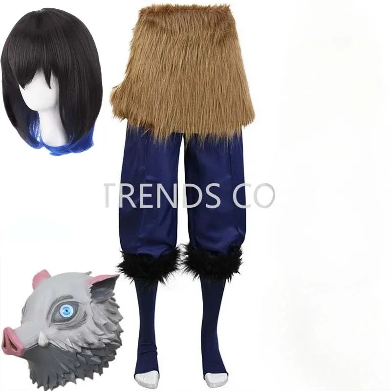 Anime Hashibira Inosuke Pants Fancy Dress Pants Cosplay Costume Outfit Apron Hashibira Inosuke Mask Wig Halloween Outfits
Anime Hashibira Inosuke Pants Fancy Dress Pants Cosplay Costume Outfit Apron Hashibira Inosuke Mask Wig Halloween Outfits