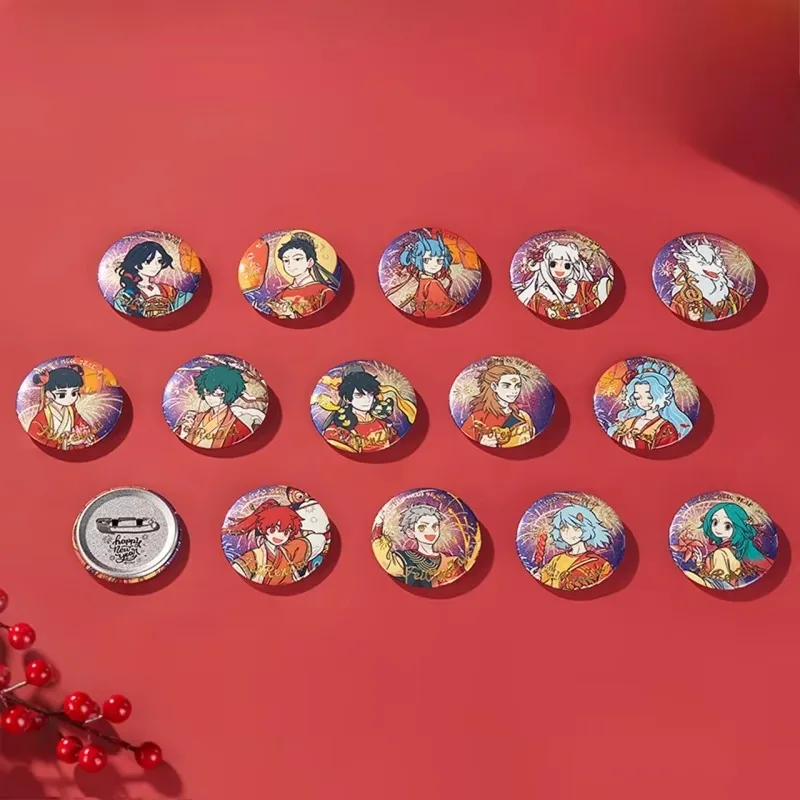 Anime Non-Human Fireworks Years Series Tinplate Badge Blind Box Sun WuKong Ao Lie Brooch Pin Decoration Collection Anime Gifts
Anime Non-Human Fireworks Years Series Tinplate Badge Blind Box Sun WuKong Ao Lie Brooch Pin Decoration Collection Anime Gifts