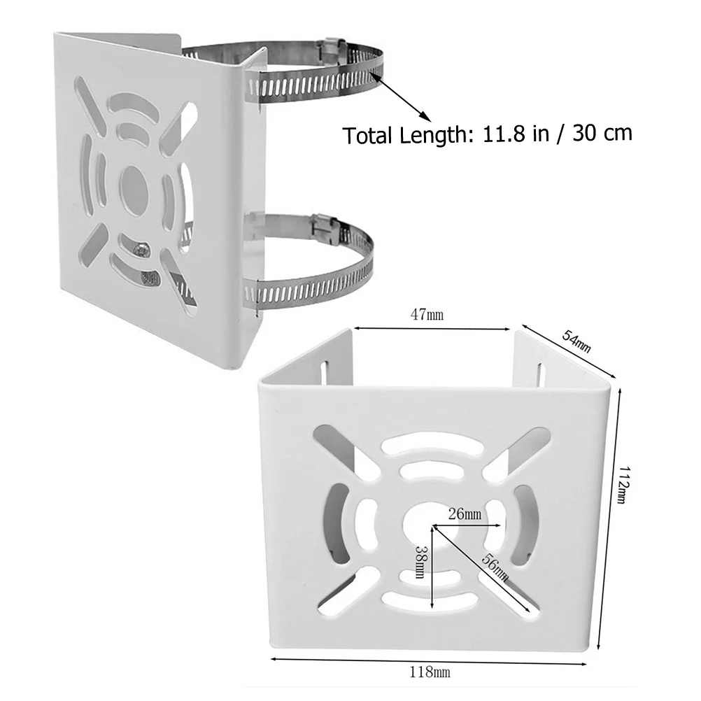 Mount Metal Pole Adapter Bracket for Vertical Security High Strength Weather Resistance Compatible Most
Mount Metal Pole Adapter Bracket for Vertical Security High Strength Weather Resistance Compatible Most