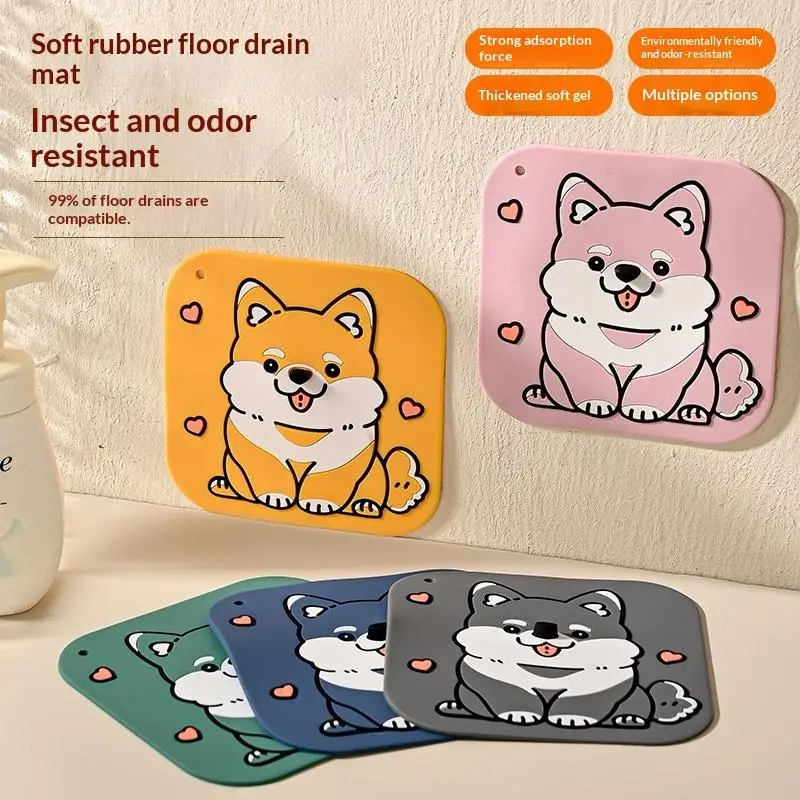 Two-in-One Silicone Bathroom Floor Drain Anti-Odor Seal Sewer Backflow Prevention Cover Patch For Bathroom Floor Drain
Two-in-One Silicone Bathroom Floor Drain Anti-Odor Seal Sewer Backflow Prevention Cover Patch For Bathroom Floor Drain