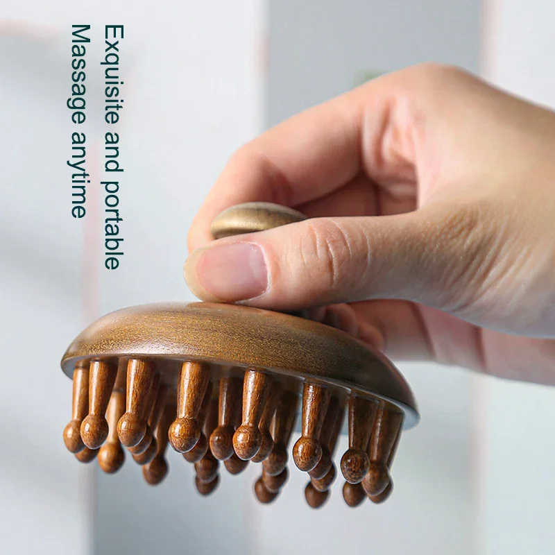 Multi-Functional Wood Therapy Massage Comb Scalp Head Massager Natural Sandalwood Hair Meridian Comb Scraping Body Massager
Multi-Functional Wood Therapy Massage Comb Scalp Head Massager Natural Sandalwood Hair Meridian Comb Scraping Body Massager