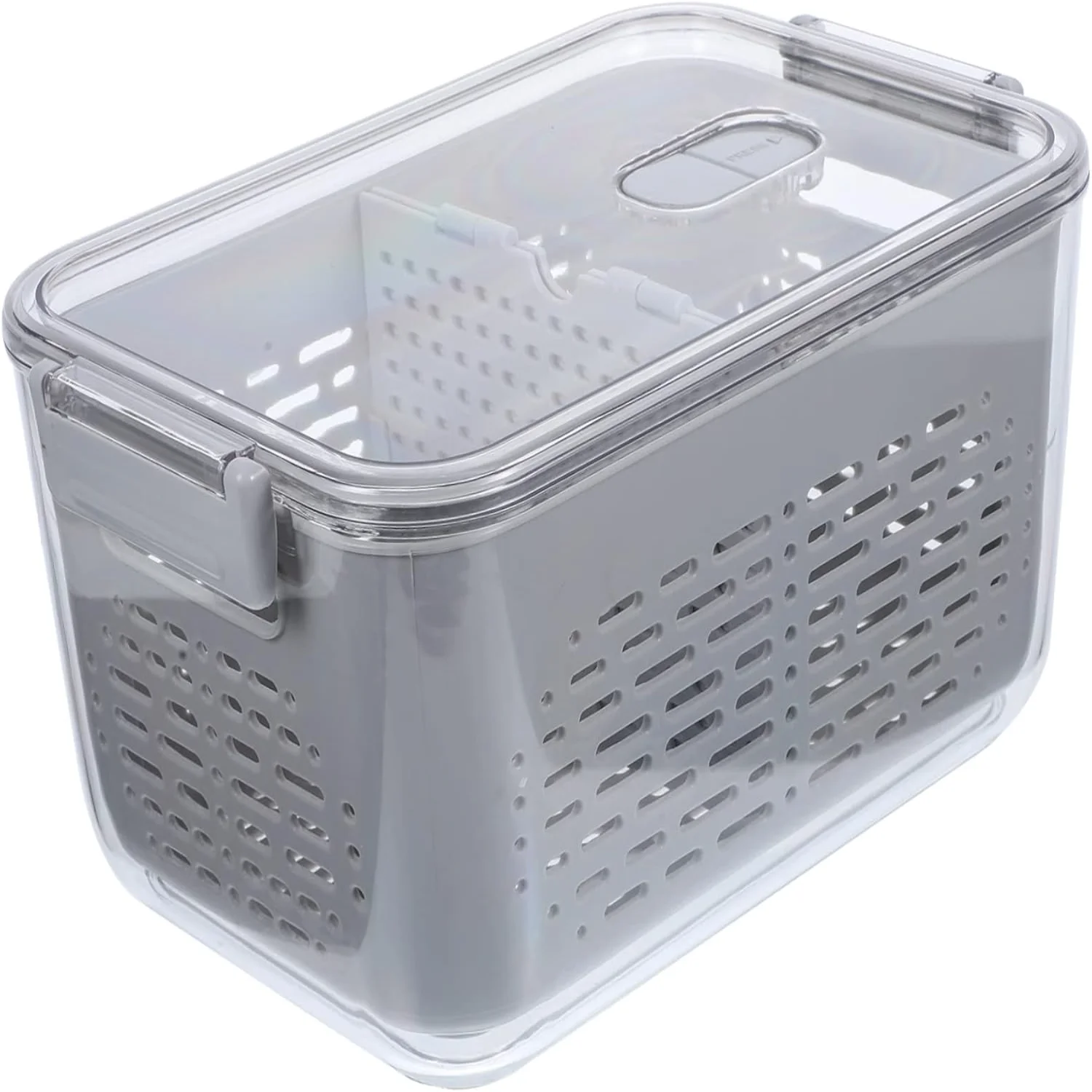 Vegetable Fruit Saver Container Drainer Bowl - Salad Spinner Bin, Lettuce Dryer, Rice Washing Bowl - Fridge Keeper for Pet Ceram
Vegetable Fruit Saver Container Drainer Bowl - Salad Spinner Bin, Lettuce Dryer, Rice Washing Bowl - Fridge Keeper for Pet Ceram