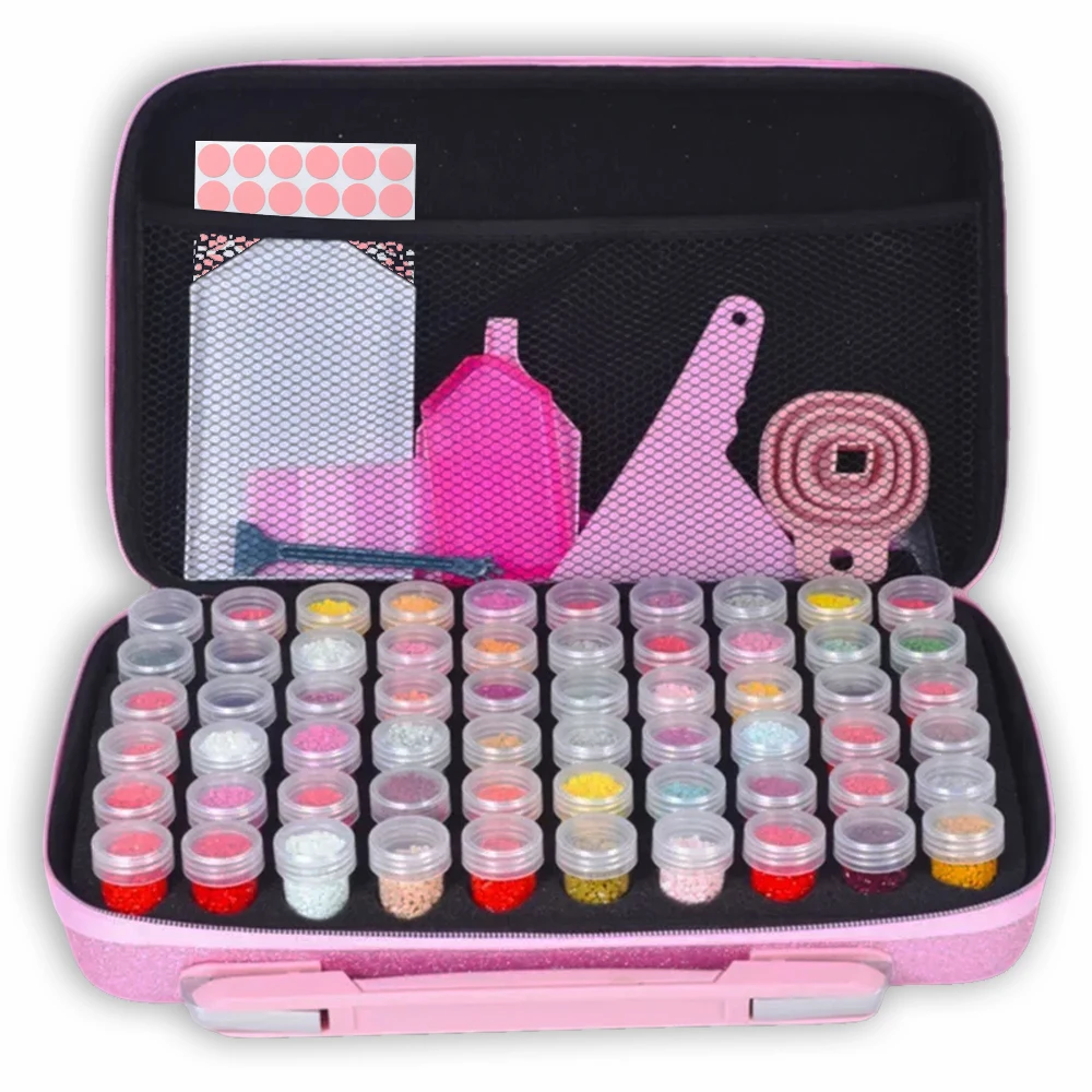 Diamond Art Storage Case - Travel-sized Accessories Organizer with Crayon Pens Art Putty Beads Jars Mosaic Tools Briefcase Kit
Diamond Art Storage Case - Travel-sized Accessories Organizer with Crayon Pens Art Putty Beads Jars Mosaic Tools Briefcase Kit
