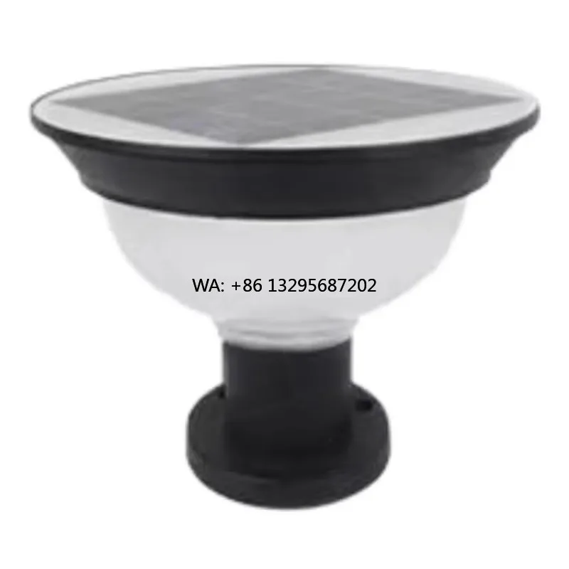 B08GSeries IP65 DC Head Wine Glass Goblet Cylinder Top Hat Shape Black Column Body Milky White PC Cover LED Solar Pillar Light
B08GSeries IP65 DC Head Wine Glass Goblet Cylinder Top Hat Shape Black Column Body Milky White PC Cover LED Solar Pillar Light