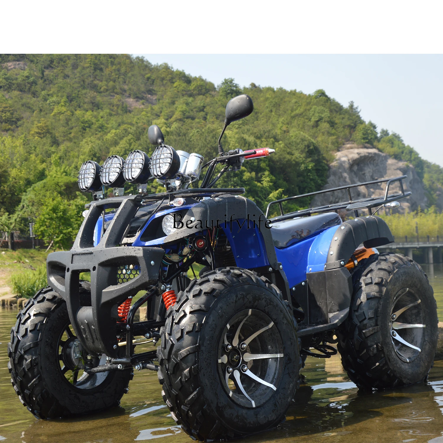 5ATV four-wheel off-road big bull four-wheel drive automatic transmission shaft double electric motorcycle
5ATV four-wheel off-road big bull four-wheel drive automatic transmission shaft double electric motorcycle
