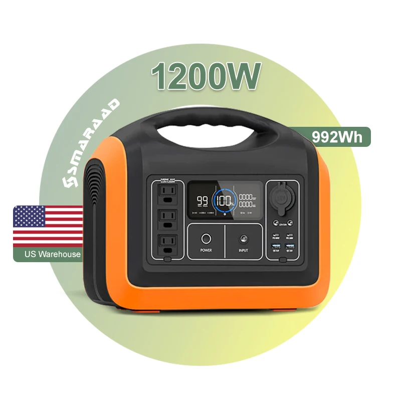1200W LifePo4 Power Station Solar Generator Camping Portable Energy Storage System Fishing RV Outdoor UPS with Solar Panel
1200W LifePo4 Power Station Solar Generator Camping Portable Energy Storage System Fishing RV Outdoor UPS with Solar Panel