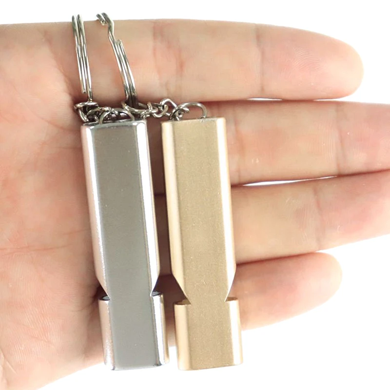 Dual-tube Survival Whistle Portable Aluminum Safety Whistle For Outdoor Hiking Camping Survival Emergency Keychain Multi Tool
Dual-tube Survival Whistle Portable Aluminum Safety Whistle For Outdoor Hiking Camping Survival Emergency Keychain Multi Tool