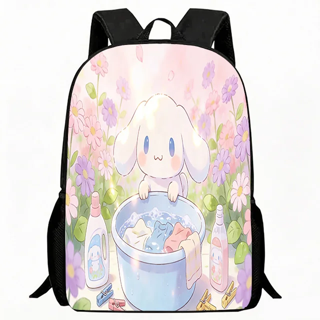 Kids Bag Cute Puppy Laundry Time Floral Print Children Backpack, Pastel Meadow with Purple and Pink Flowers Design School Bag, L
Kids Bag Cute Puppy Laundry Time Floral Print Children Backpack, Pastel Meadow with Purple and Pink Flowers Design School Bag, L