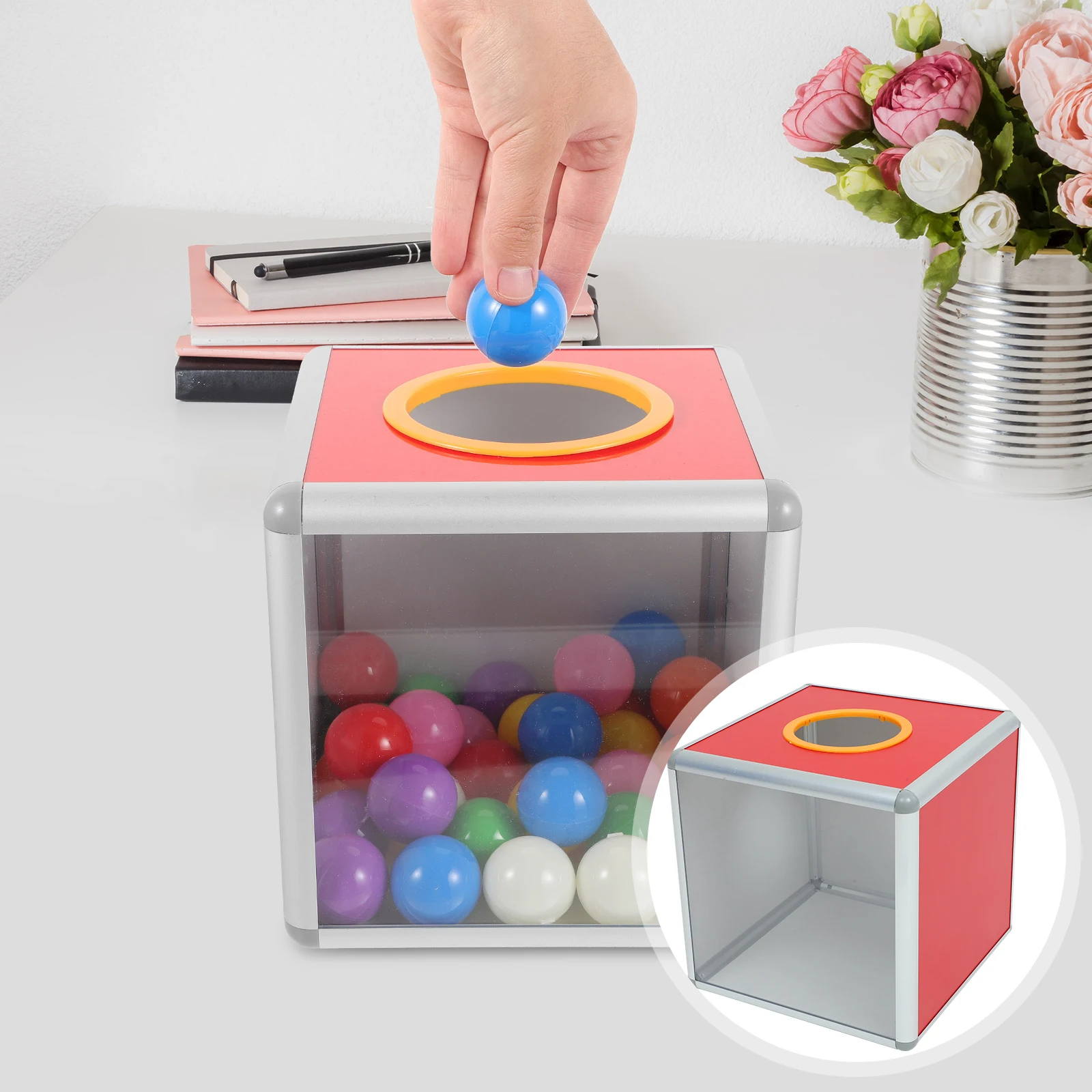 Raffle Prize Box Lottery Ticket Holder Donation Jar Fundraising Tickets Voting Decoration Suggestion Box Office Supplies Metal
Raffle Prize Box Lottery Ticket Holder Donation Jar Fundraising Tickets Voting Decoration Suggestion Box Office Supplies Metal
