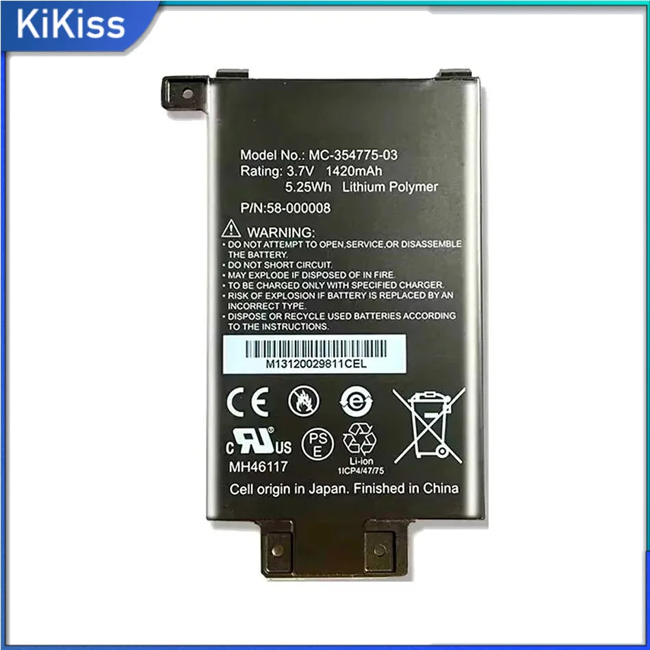 Tablet Battery 1420Mah For Amazon Kindle Paperwhite S2011-003-S 58-000008 MC-354775-03 DP75SD1
Tablet Battery 1420Mah For Amazon Kindle Paperwhite S2011-003-S 58-000008 MC-354775-03 DP75SD1