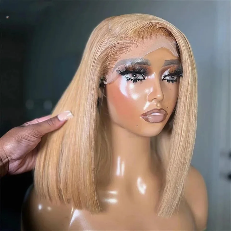 Honey Blonde Short Bob Lace Wig Pre Plucked 13x4 HD Glueless Dirty Blonde Free Part for Women Synthetic And Blend Daily Cosplay
Honey Blonde Short Bob Lace Wig Pre Plucked 13x4 HD Glueless Dirty Blonde Free Part for Women Synthetic And Blend Daily Cosplay