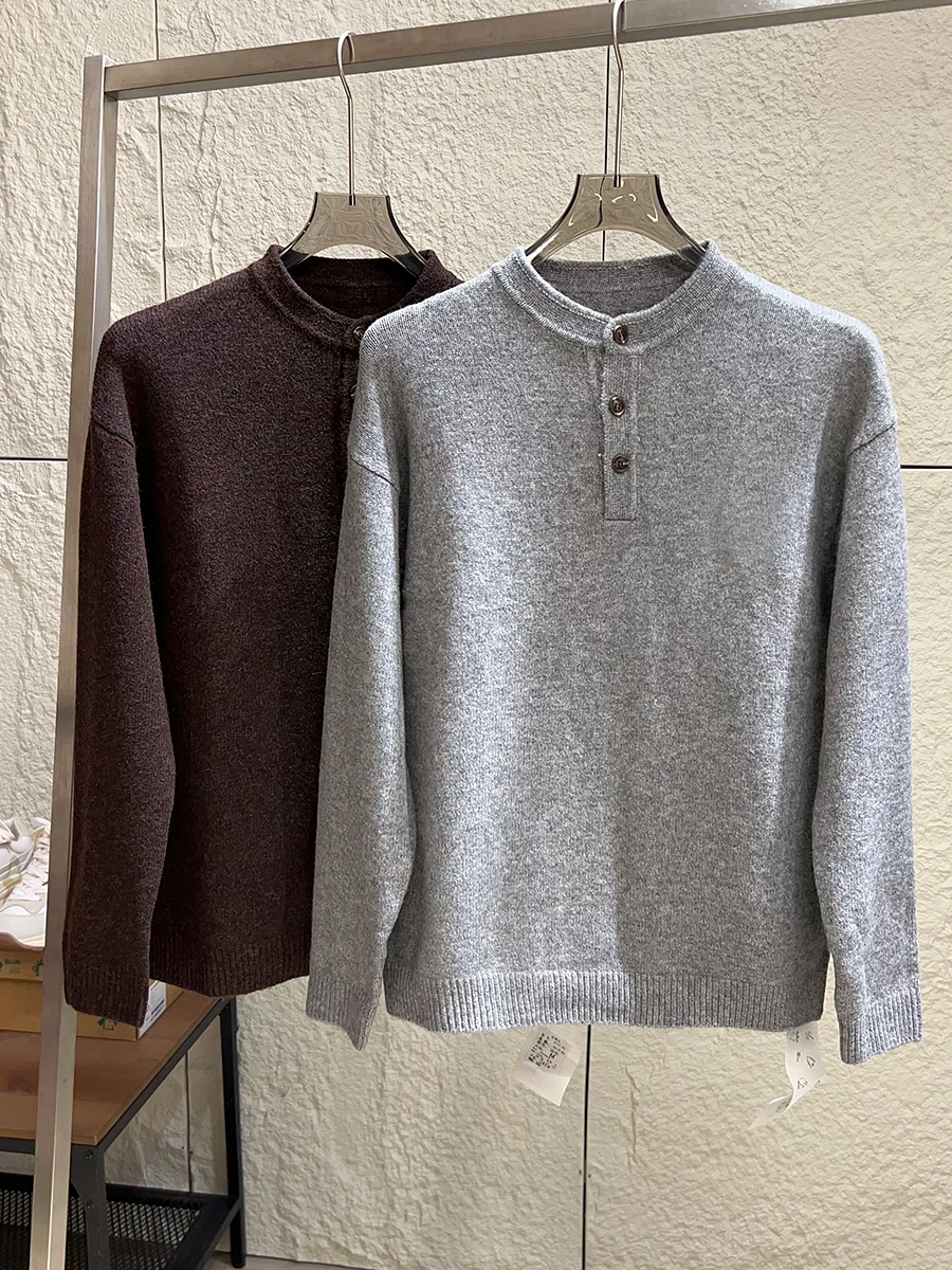 Soft Wool Blend Men's Knitted Sweater Henry Collar Versatile Warm Fashionable Autumn Winter Casual Wear Polyester Nylon Acryl...
Soft Wool Blend Men's Knitted Sweater Henry Collar Versatile Warm Fashionable Autumn Winter Casual Wear Polyester Nylon Acryl...