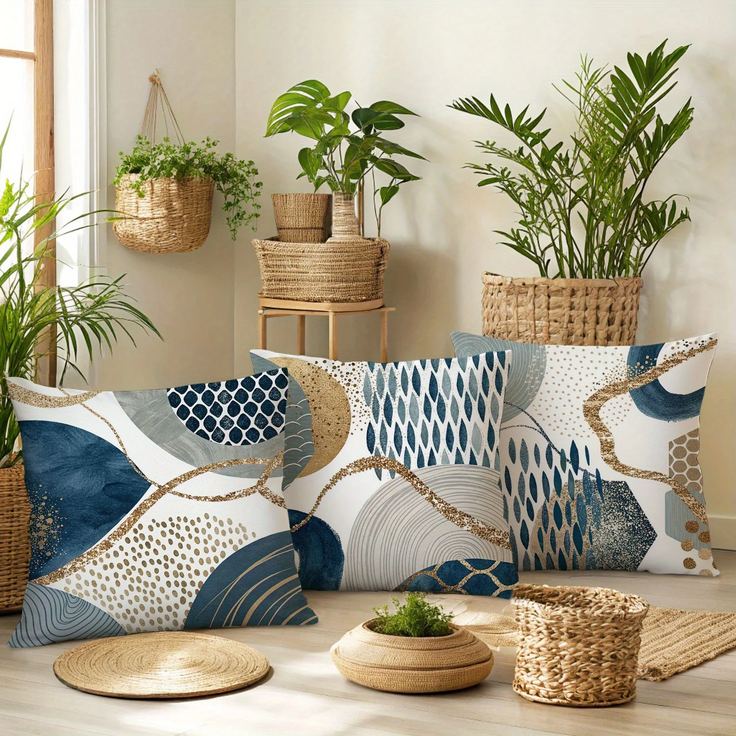 Juego 4 Fundas para Cojines Cortos Felpa Azul con Geometría Abstracta, 45.72cm*45.72cm, Juego 4, Fundas Almohada Cóm
Juego 4 Fundas para Cojines Cortos Felpa Azul con Geometría Abstracta, 45.72cm*45.72cm, Juego 4, Fundas Almohada Cóm