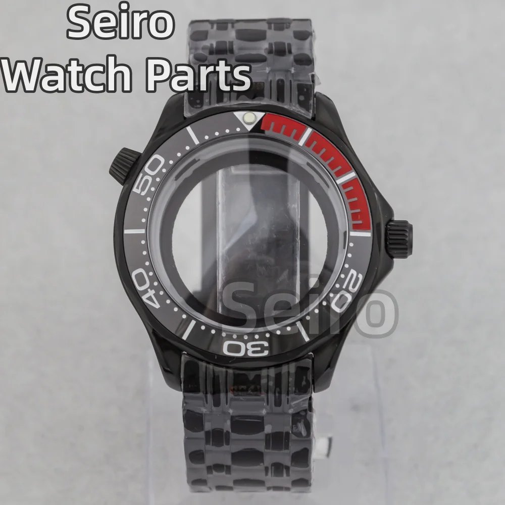 41mm Black NH35 Case Solid Stainless Steel Strap Transparent Back Waterproof For Seamaster 300 Case NH35/NH36 Movement 31mm Dial
41mm Black NH35 Case Solid Stainless Steel Strap Transparent Back Waterproof For Seamaster 300 Case NH35/NH36 Movement 31mm Dial