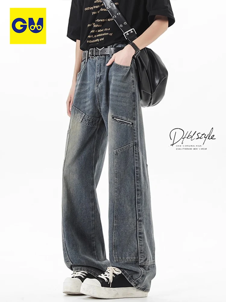 Мужские джинсы в американском стиле ретро, новые летние прямые длинные повседневные универсальные уличные джинсы, удобная посадка, классические синие джинсовые джинсы
Мужские джинсы в американском стиле ретро, новые летние прямые длинные повседневные универсальные уличные джинсы, удобная посадка, классические синие джинсовые джинсы