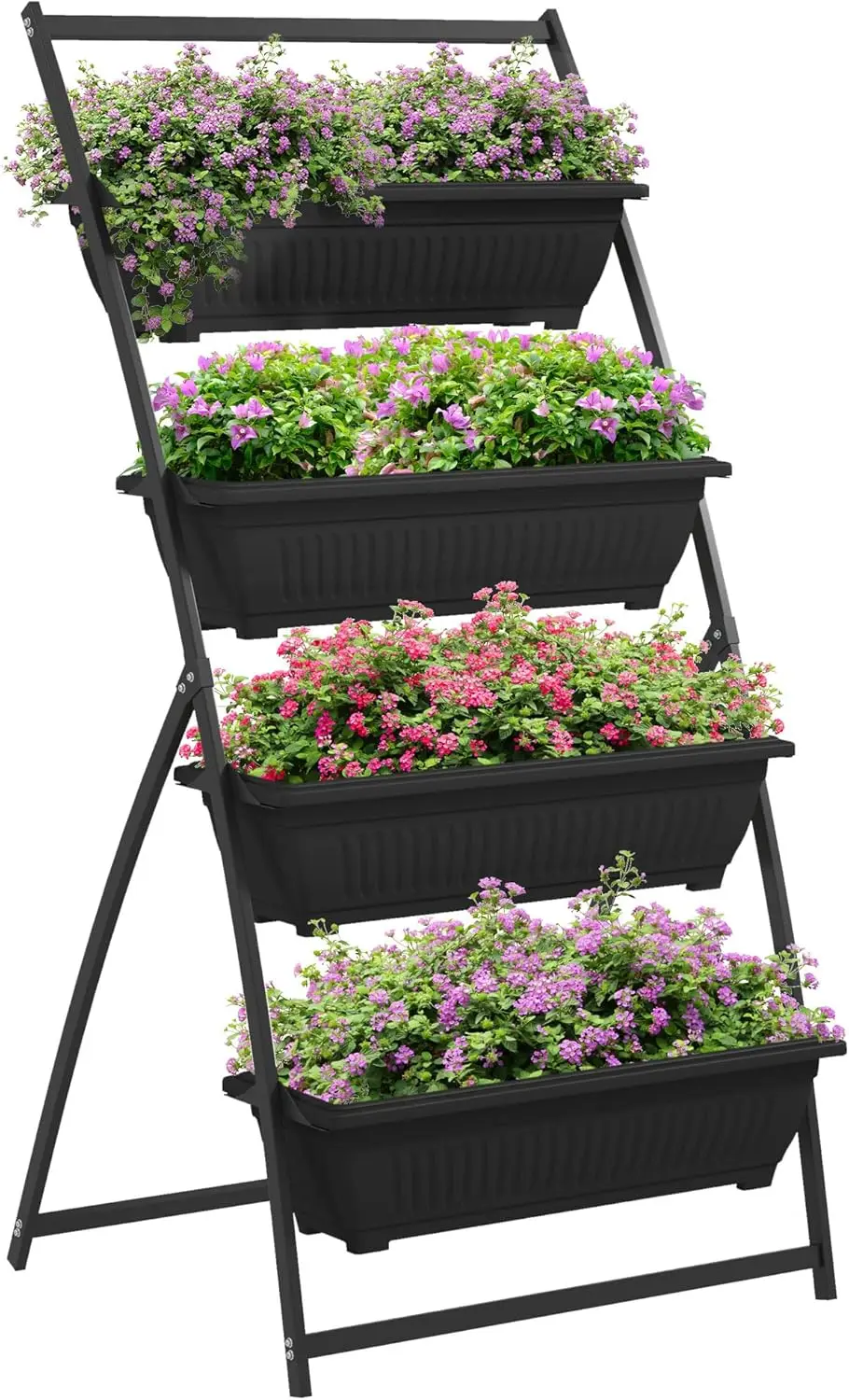 Raised Garden Bed, 4 Tier Vertical Garden Planter Set, 4 Outdoor Planter Boxes with Stand, Self Draining Design Elevated Garden
Raised Garden Bed, 4 Tier Vertical Garden Planter Set, 4 Outdoor Planter Boxes with Stand, Self Draining Design Elevated Garden