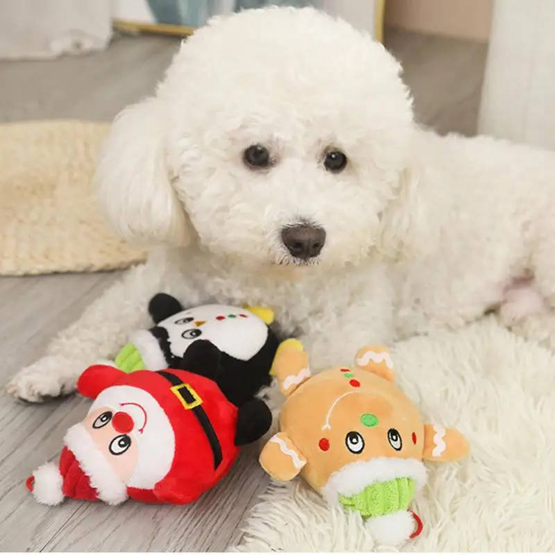 Stuffed Animal Dog Toy Stuffed Christmas-theme Plush Interactive Dog Toys Chew Toy For Puppy Teething Behavioral Training For
Stuffed Animal Dog Toy Stuffed Christmas-theme Plush Interactive Dog Toys Chew Toy For Puppy Teething Behavioral Training For