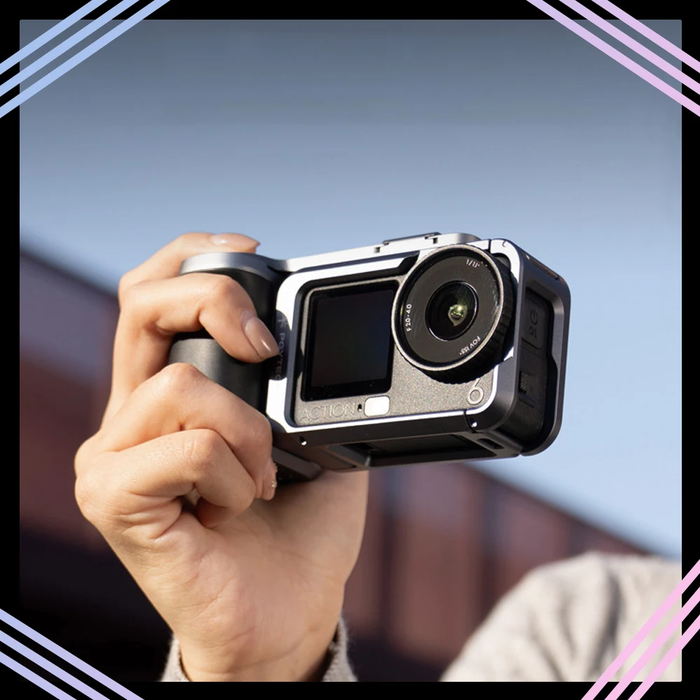 Клетка для камеры PGYTECH для DJI OSMO Action 6, защитная рамка для видеосъемки из алюминиевого сплава, комплект StreetPro Grip Kit
Клетка для камеры PGYTECH для DJI OSMO Action 6, защитная рамка для видеосъемки из алюминиевого сплава, комплект StreetPro Grip Kit